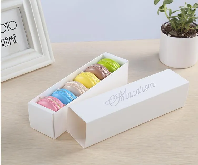 Macaron packaging wedding candy favors gift Laser Paper boxes 6 grids Chocolates Box/cookie box SN4910