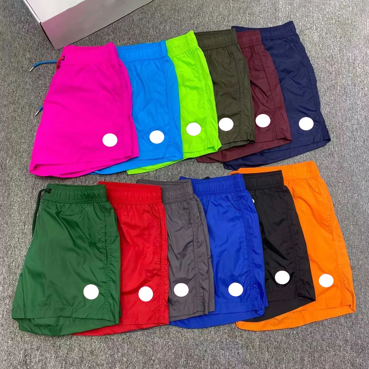 shorts masculinos de marca francesa de luxo, shorts esportivos masculinos de verão, tendência, roupas curtas respiráveis puras