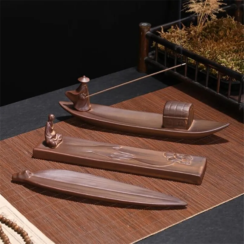 Zenlike Hanjiang Guying keramische wierookstick multifunctionele rugstroom aroma diffuser sandelhout creatieve decoratie 220727