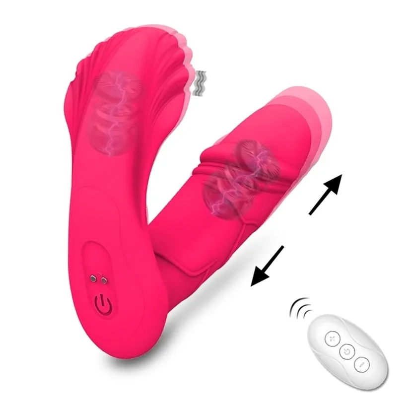Remote Control Wireless Thrusting Dildo Vibrator for... Remote Control Wireless Thrusting Dildo Vibrator for...