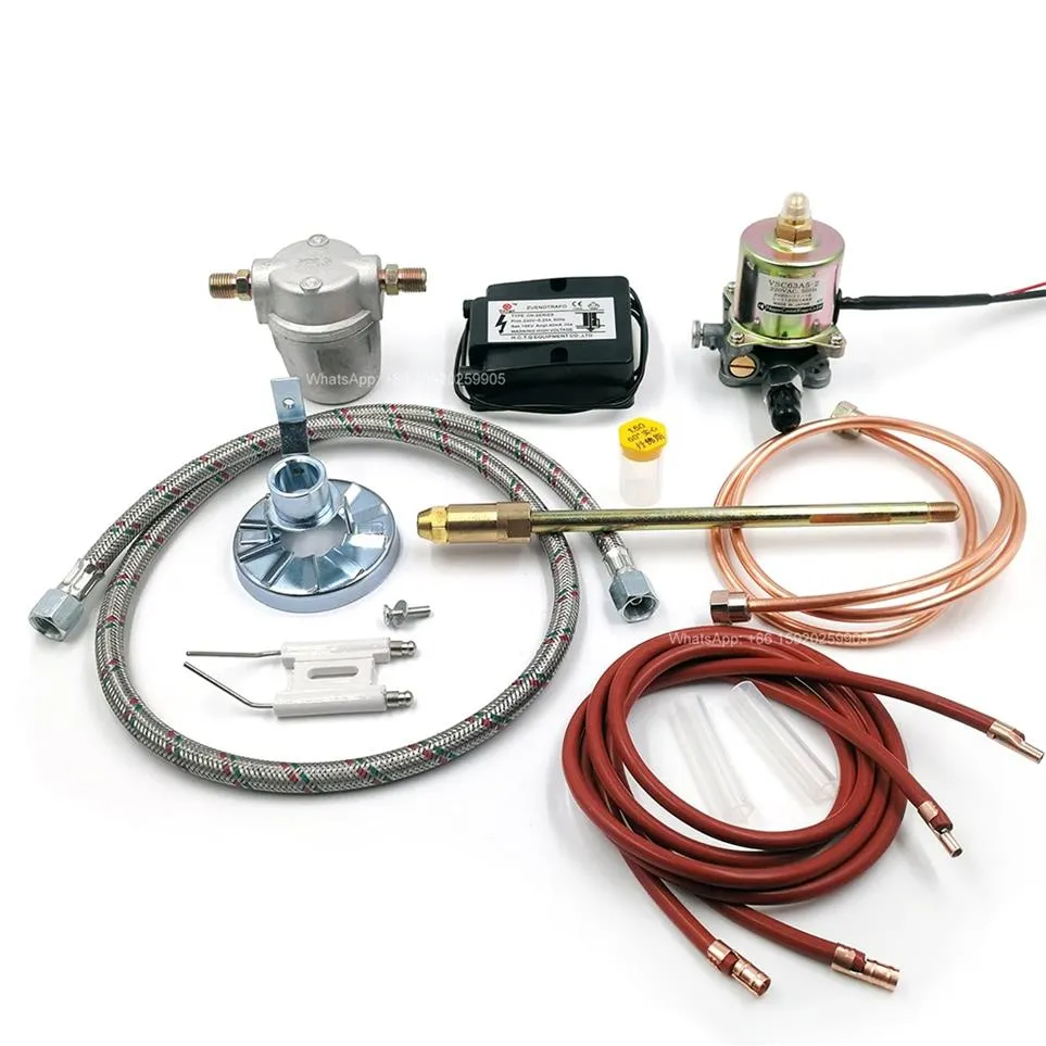 Diesel Light Fuel Burner System With Metal Flame Retention Head High ...