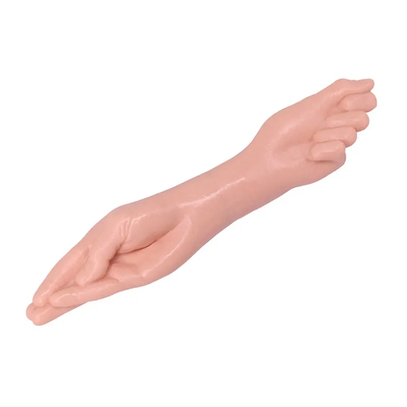 36 cm Double Forme Poing Adulte Formation Jouets Meilleure Idée Lesbienne Vaginal Plug Anal Flexible Faux Pénis Pour Femmes Godes sexy