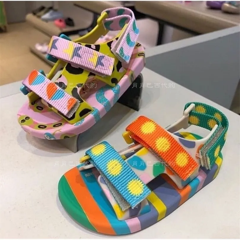 Arrivo Mini Sandali per bambini Melissa Kids Beach Big Girl and Boy Fashion Jelly Shoes HMI083 220705