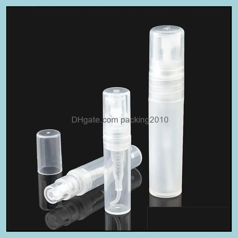 New 2ml 3ml 5ml 10ml plastic Perfume Bottle, Empty Refilable Spray Bottle, Small Parfume Atomizer, Perfume Sample Vials