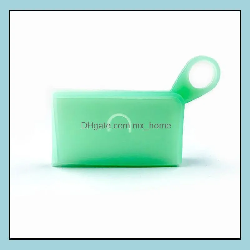 new pattern mask container silicone storage box face masks case dust proof multifunctional hygienic hot sale sn3289