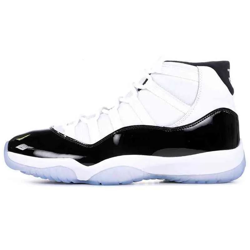 Top quality 2021 New Bred 25th Anniversary 11s Mens Basketball Shoes jumpman 11 Concord 45 Space Jam Gamma Blue Womens Sports Sneakers