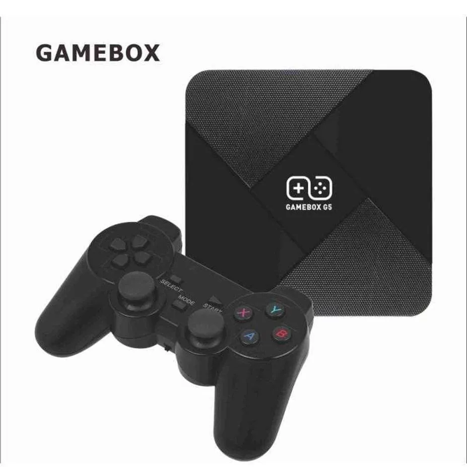 2021 New Gamebox G5 S905L WiFi 4K HD Super X Console 40000  레트로 클래식 게임 미니 TV 박스 비디오 플레이어 PS1 N64 MAME DC H0828264U