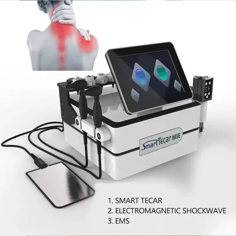 Health Gadgets Massage Tecar Physiotherapy Shock wave therapy machine for better Regeneration sports injuiry body pain relief