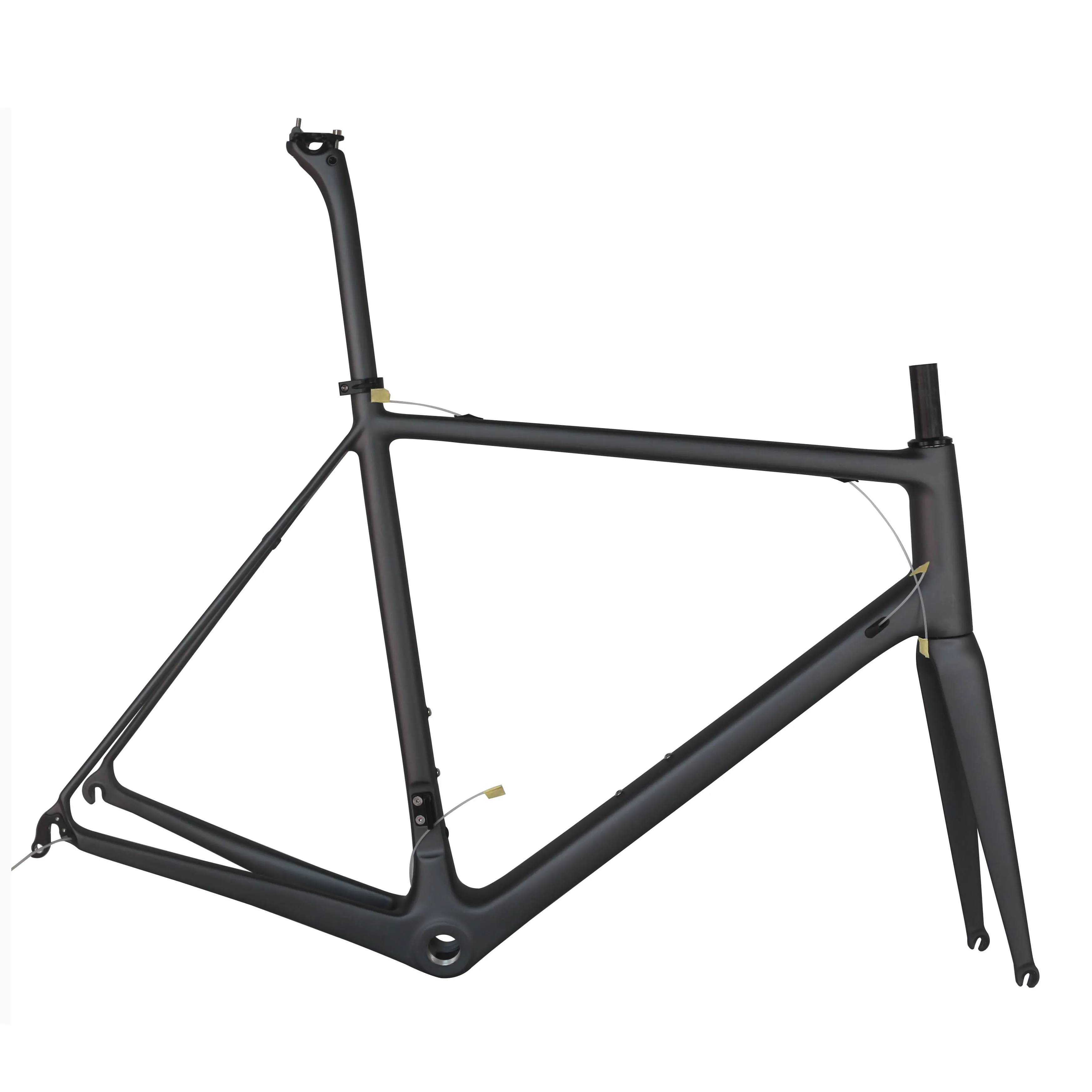 Lightweight OEM Road Bike Frame With FM066 Full Carbon Fiber T1000 BSA Bottom Bracket And