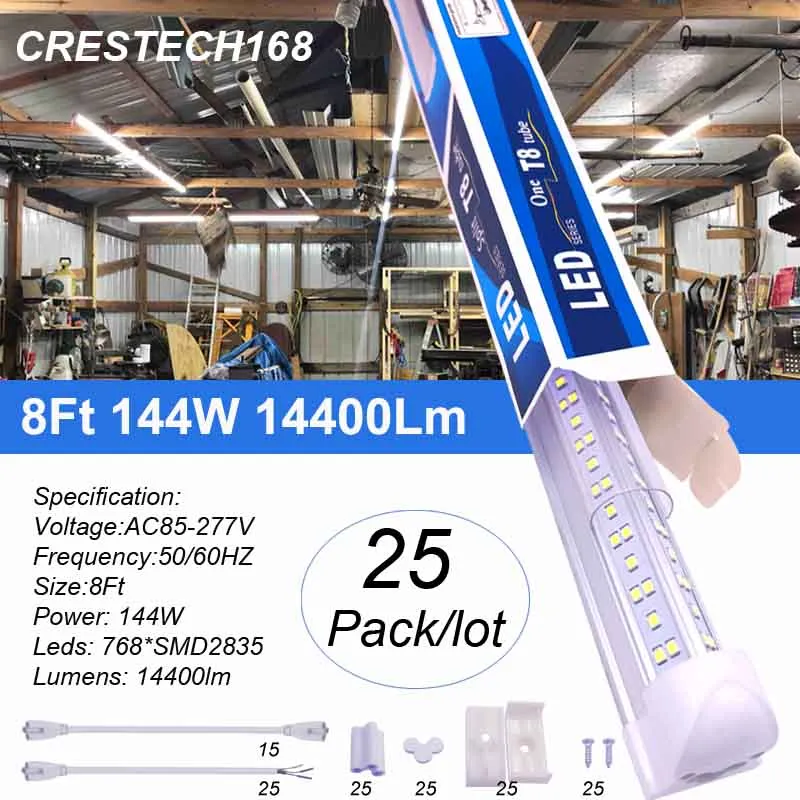 Brightest 8ft led discount shop lights