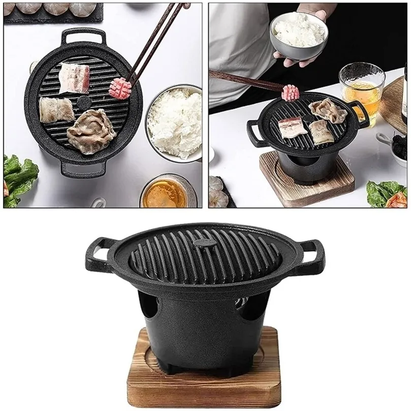 Korean BBQ Grill: Mini Smokeless Barbecue Grill