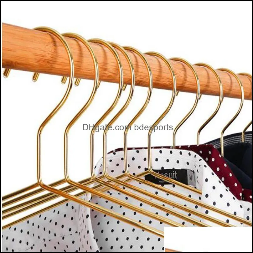 Hangerlink 45CM Gold Strong Metal Wire Hangers Clothes Hangers, Coat Hanger, Standard Suit Hangers(20 pcs/Lot)