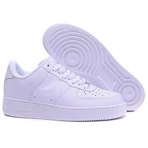 2021 Newest ones Running shoes Wear resistant Classical Men Women All White Black Low High 1 one Sports Sneakers EUR size 36-45