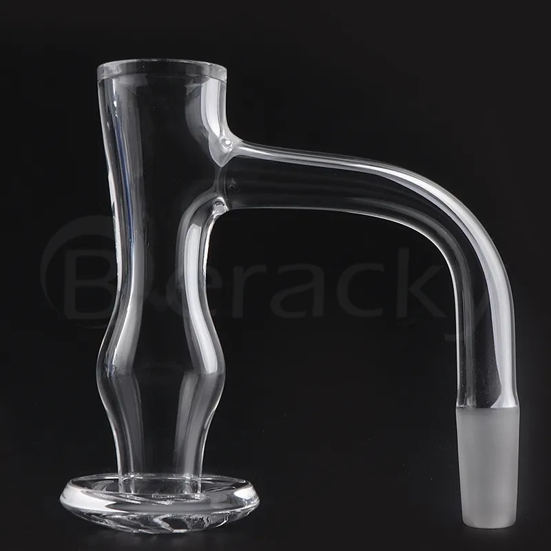 Full Weld Smoking Beveled Edge Quartz Blender Banger With 10mm 14mm 18mm Male Female 45&90 Nails For Glass Water Bongs Dab Rigs Pipes