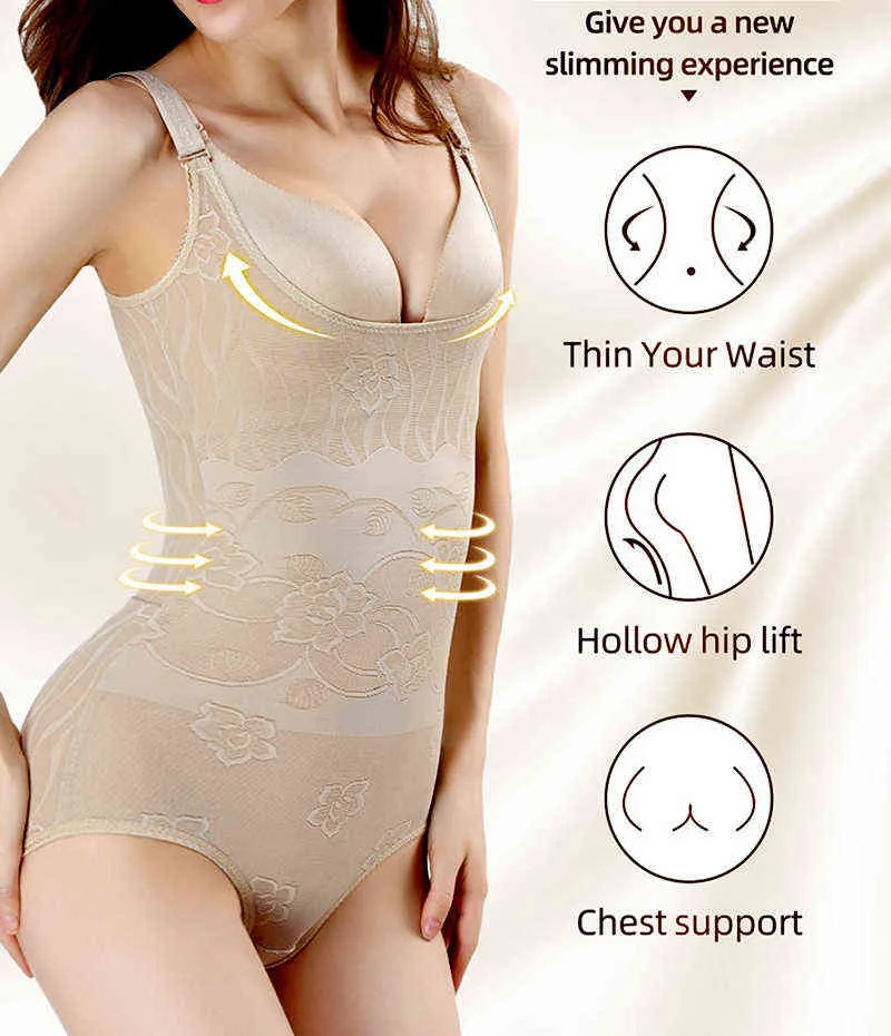 cllios Women's Bodysuit Shapewear, Tummy Seamless Firm Control Underwear,  Smooth Shapewear Slimming Body Shaper Corset 