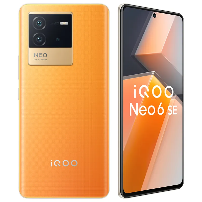 VIVO original iqoo neo 6 SE 6SE 5G Telefone celular 12 GB RAM 256 GB ROM Octa Core Snapdragon 870 64,0mp NFC Android 6.62 "120Hz E4 ID da impressão digital de tela inteira