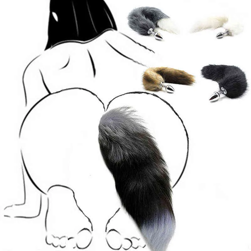 Fox Tail Butt Plug Metal Anal Plug Tail for Women Adult Toys YUKUI from  Dhgate Anal Toys - price 44.74
