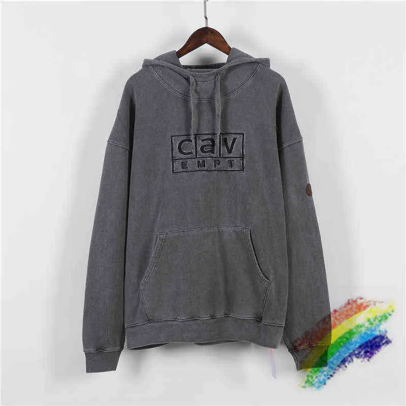 Vintage Batik Grey Cavempt Ce Hoodie Men Woman High Quality Beautiful Washed Heavy Fabric Sweatshirts Cav Empt Sweater T230726