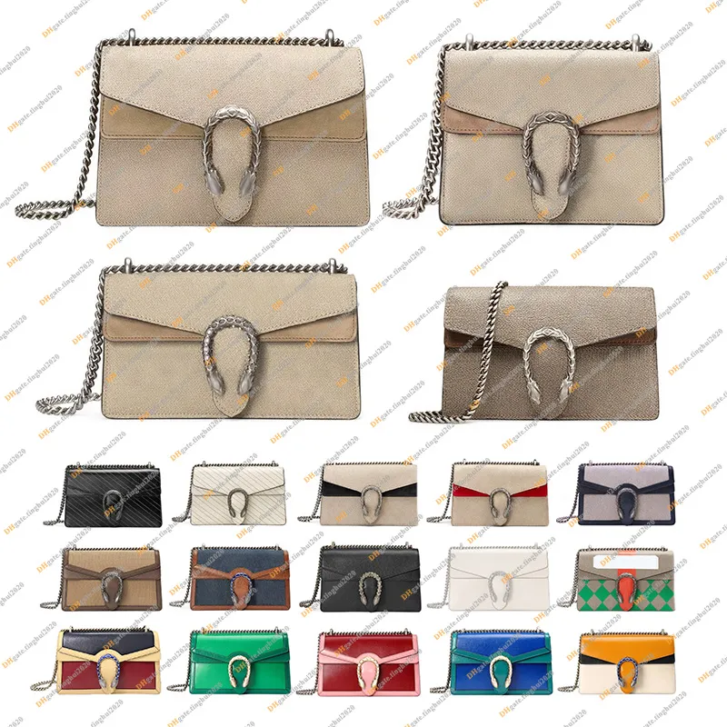 Moda donna Casual Designe Lusso Dioniso Borsa a catena Borse a tracolla Borsa a tracolla Borsa a tracolla Alta qualità TOP 5A 4 Dimensioni 400249 476432 421970 499623 Custodia