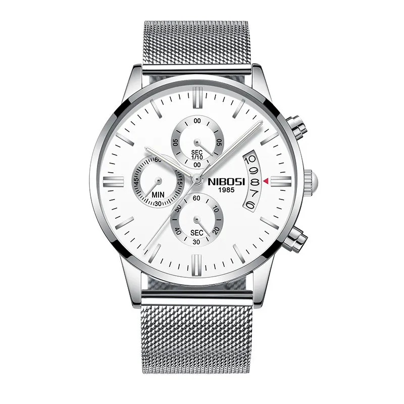 WatchSC - Дизайнер 43 мм красочные кварцевые кожаные часы из нержавеющей стали Puhuo020