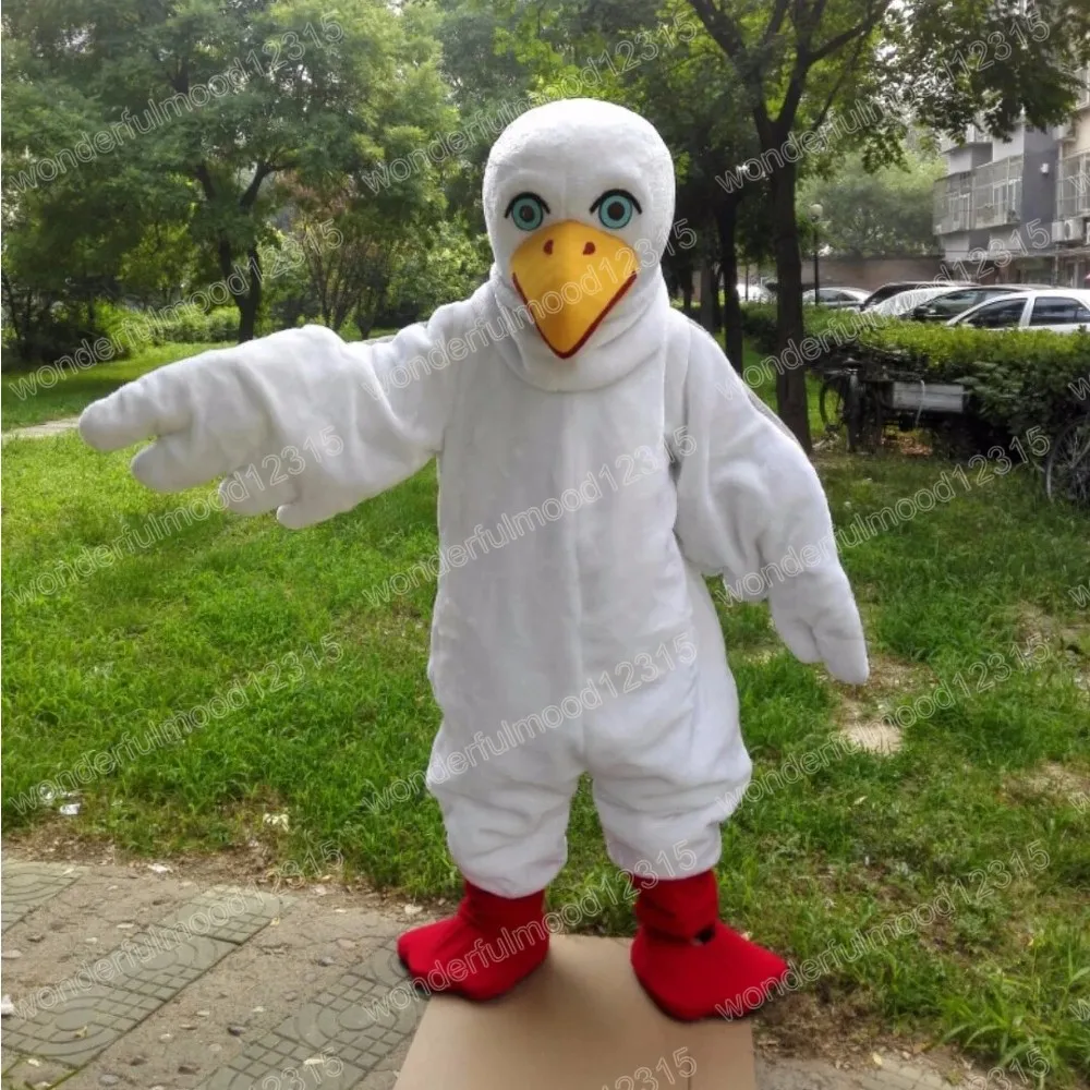 Christmas pigeon Mascot Costumes High quality Cartoon Character Outfit Suit Halloween Outdoor Theme Party Carnival Festival Fancy dress