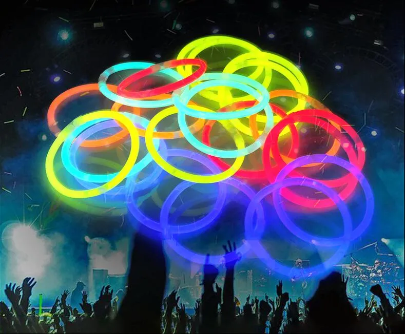 Pulseras Collares Neon Party Glow Sticks para bodas Colorido Bar Glow
