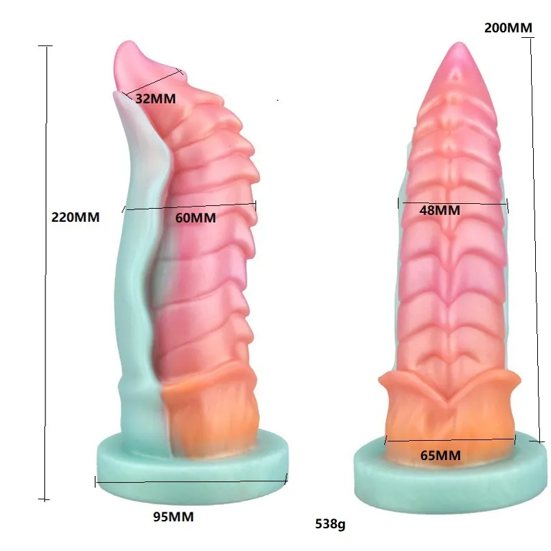 Mostro Dildo Plug anale Butt Plug Bdsm Giocattoli sexy per donne / uomini Buttplug Dildo Massaggio prostatico per adulti 18 Negozio