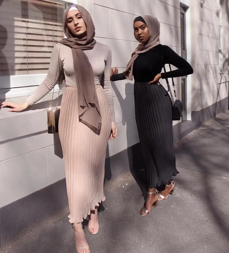 Double layer best sale chiffon maxi skirt