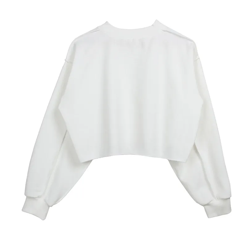 S-XL 9 ألوان صلبة Khaki Women الخريف الشتاء غير الرسمي Pullover طويلة الأكمام الطويلة الفضفاض