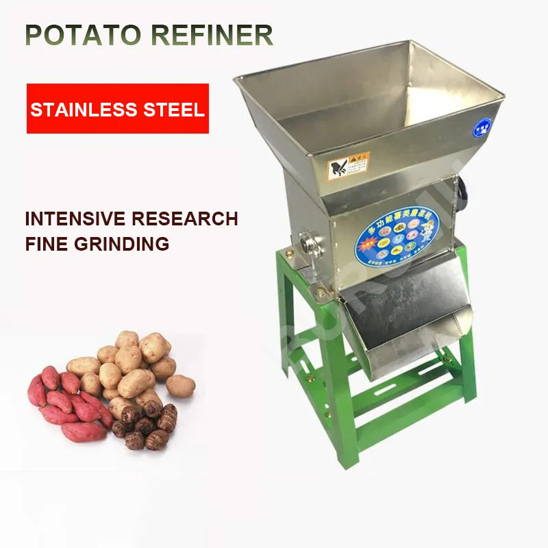 Garlic Onion Ginger Cassava Taro Wet Grinder Crusher Machine Starch Refiner Extractor Separator