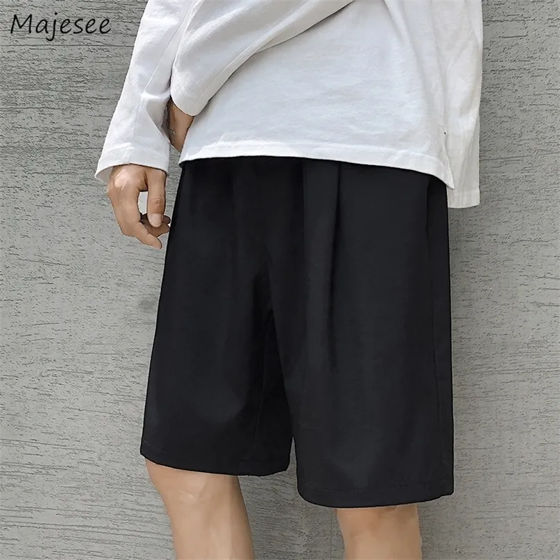 Män casual shorts mjuk dragkammare manlig sommar andningsbar körning knälängd byxor överdimensionerade massiva baggy pocketpants hombre 220630