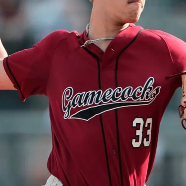 NCAA South Carolina Gamecocks Baseball Jersey Official 2024 Player Edition