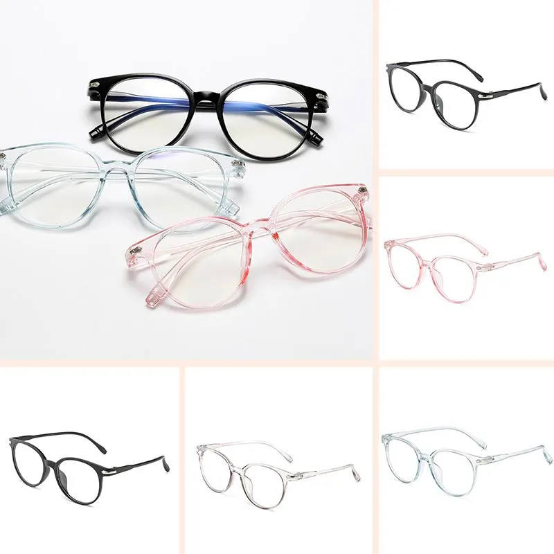 Mode zonnebrillen frames myopia bril solide kleur voor vrouwen en mannen ronde universiteitsstudenten in de buurt framesfashion