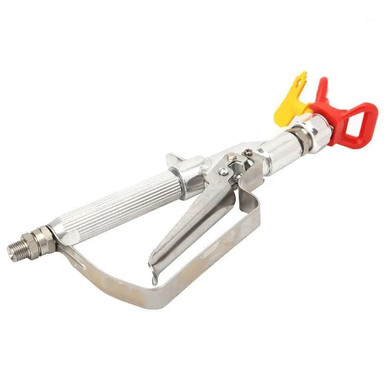 High Pressure Airless Swivel Gravity Feed Spray Gun With Tip Guard 3600PSI Professional Inline