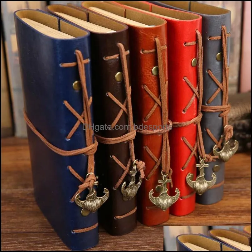 1Pcs/set New Diary Notebook Vintage Pirate Note Book Replaceable Traveler Notepad Book Leather Cover Blank Notebook