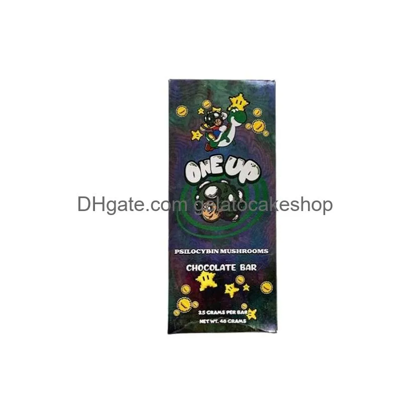 one up chocolate mold mould compitable milk chocolate packing boxes mushroom bar 3.5g 3.5 grams oneup packaging pack package box