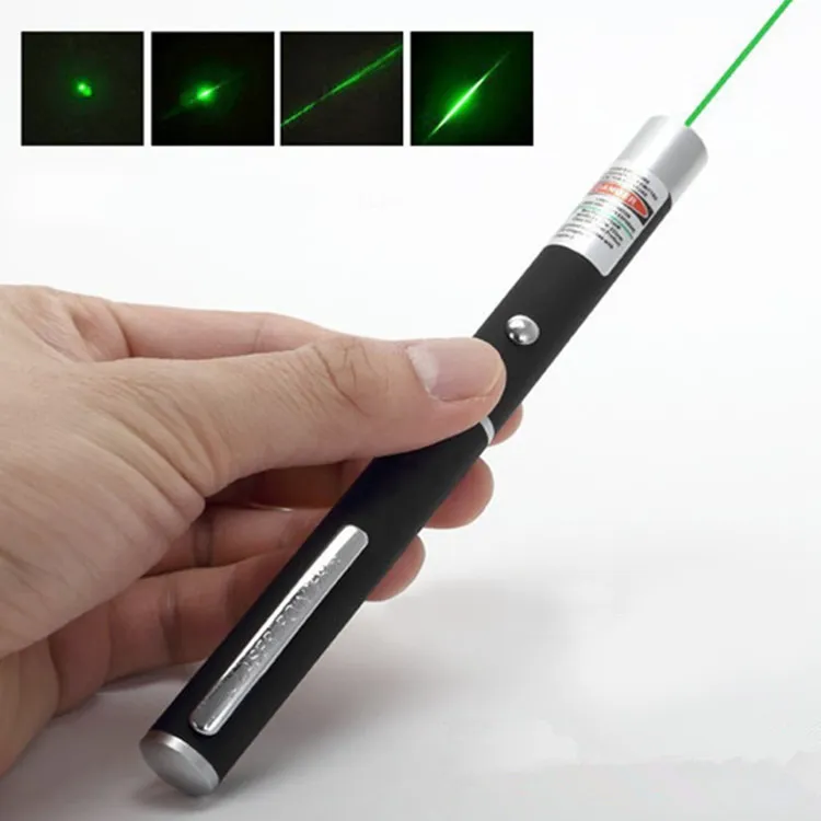 5mW 532nm Vert Faisceau de Lumière Laser Pointeurs Stylo pour SOS Montage Nuit Chasse Enseignement Réunion PPT Cadeau De Noël