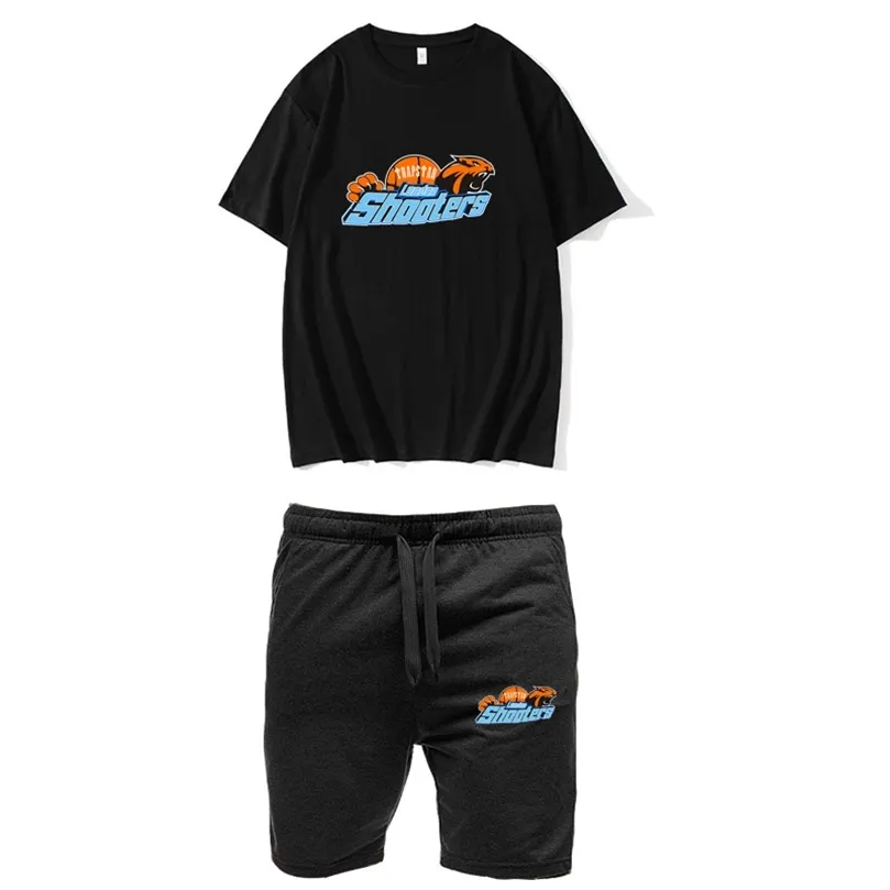 TRAPSTAR Camiseta y pantalones cortos Conjuntos para hombres Chándal Verano Baloncesto Correr Ropa deportiva Harajuku Manga corta Tops Camiseta Traje 220621