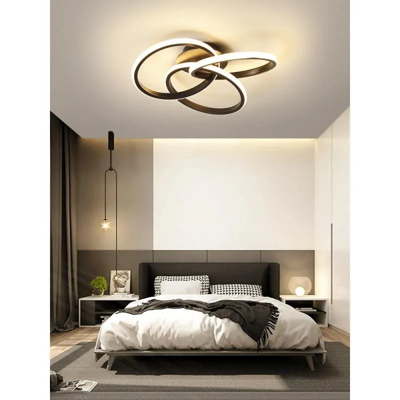 Plafoniere Camera da letto Lampada da letto Nordic Semplice Atmosfera moderna Lusso Creativo Accogliente e romantico Internet Celebrity Room LigCeiling