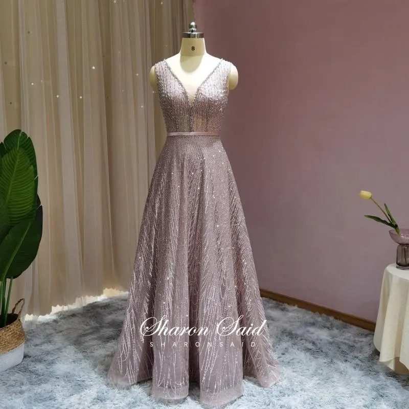 Платья для вечеринок элегантное v-образное розовое вечернее платье для женщин свадебные платья и размеры роскошная серая мама невесты Формальное одежда