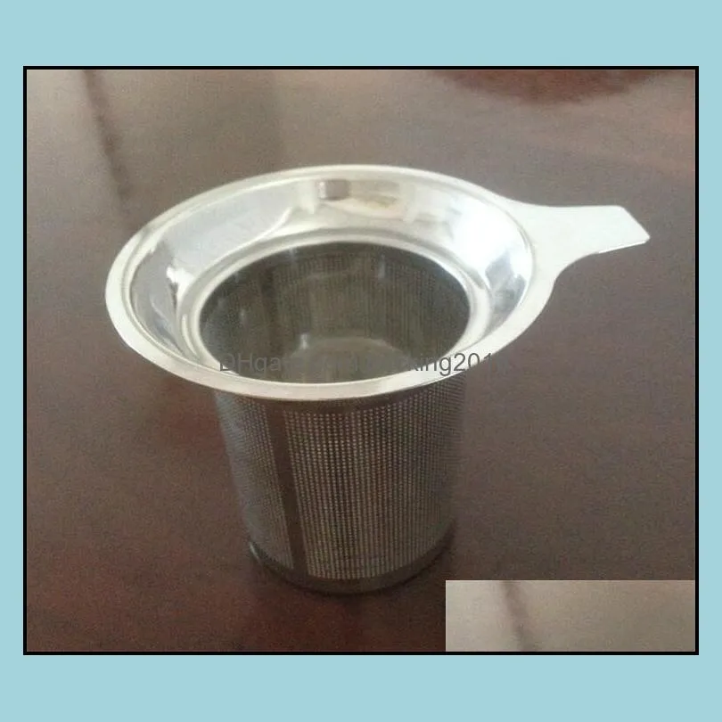 New Arrive Coffee & Tea Tools Stainless Steel Mesh TeaInfuser Reusable Strainer Loose TeaLeaf Filter DHL FEDEX Free