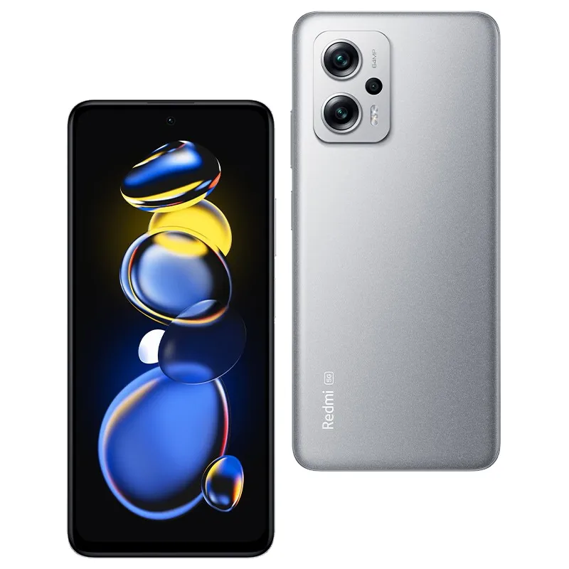 Téléphone portable d'origine Xiaomi Redmi Note 11T Pro Plus 5G 8 Go de RAM 128 Go 256 Go 512 Go ROM MTK Dimensity 8100 Android 6.6 "Plein écran 64.0MP NFC ID d'empreintes digitales Smart Cell Phone