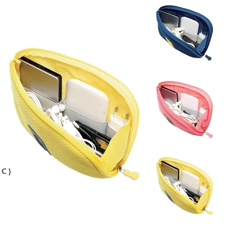 Travel data cable storage bag headphone box mini portable charger organizer electronic product digital bag CCB15188