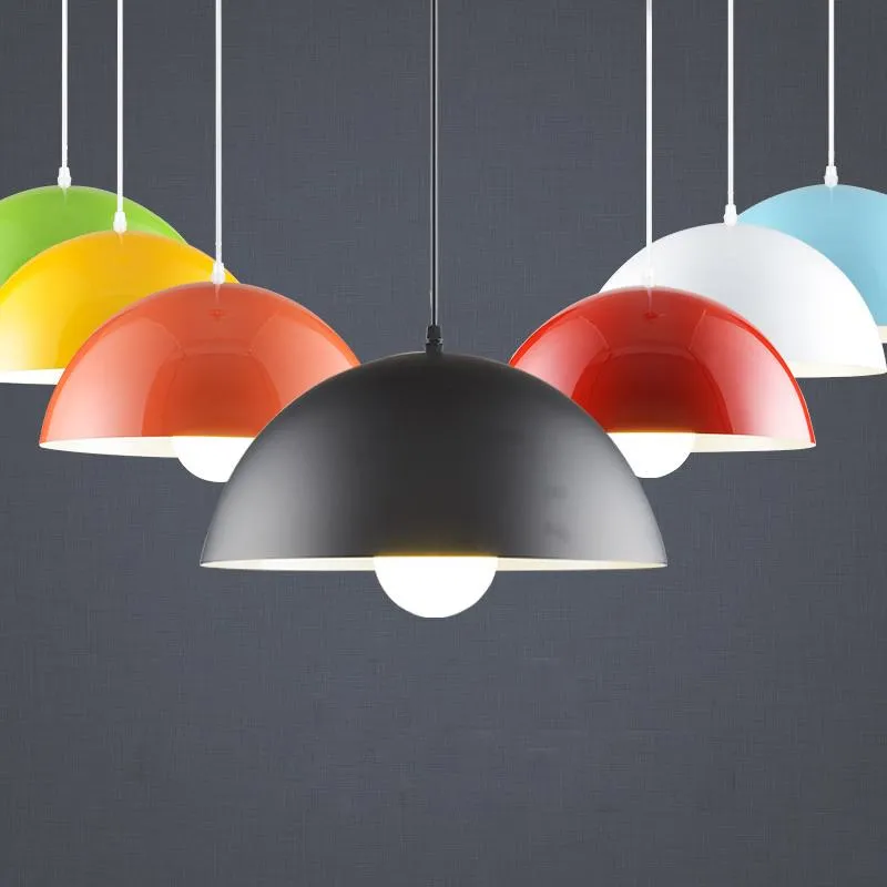 Pendant Lamps Modern Ceiling Minimalism Semicircle Lampshade Lights Living Room Restaurant Bar And Bedroom LightingPendant