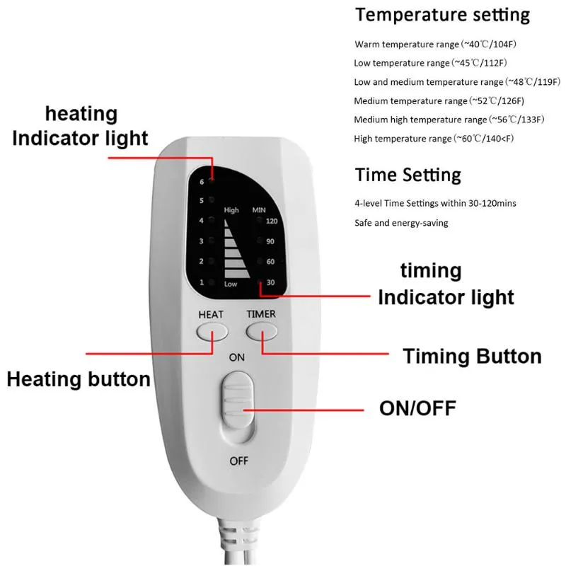 Adjustable Temperature Control Blanket Heater Machine For Home