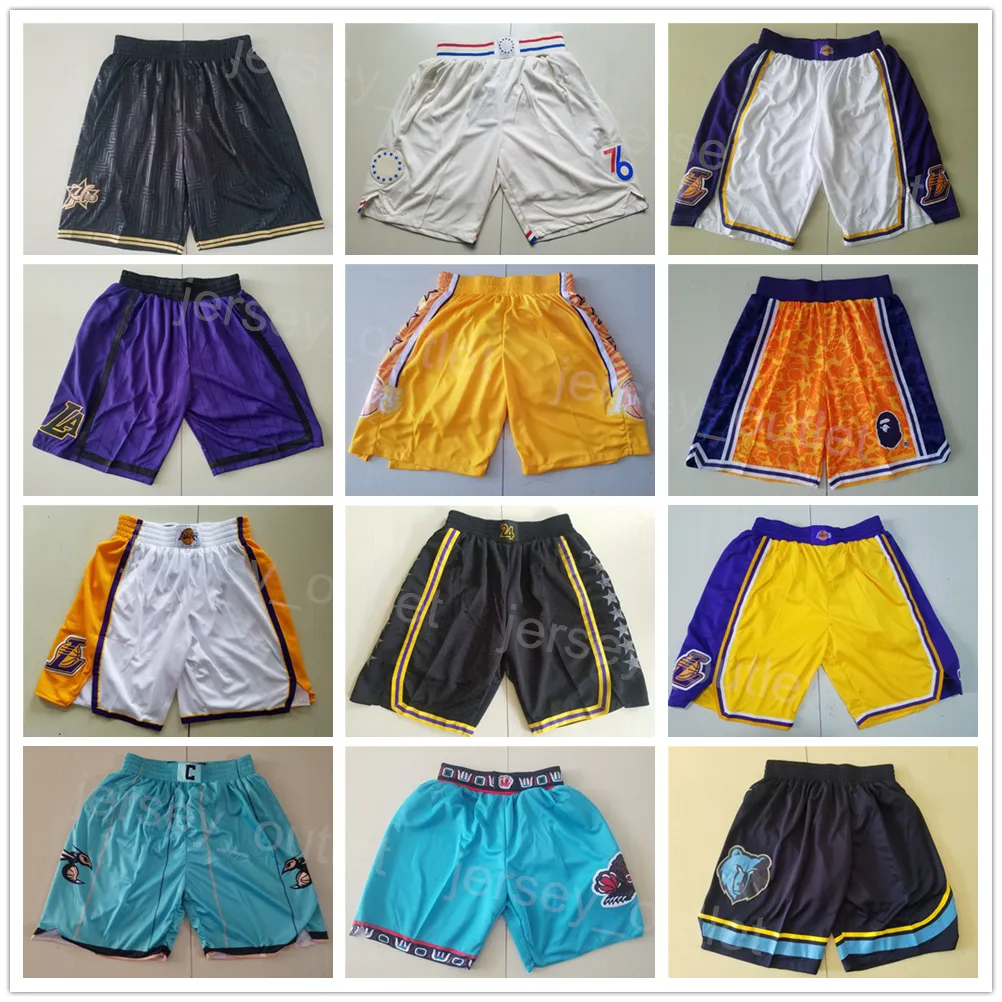 Tyrese Maxey Basketball Shorts Hip Pop Pop elastico in vita Dennis Rodman Panting corse che corre Tyrone Bogues Bogues indossano pantaloni orientali occidentali