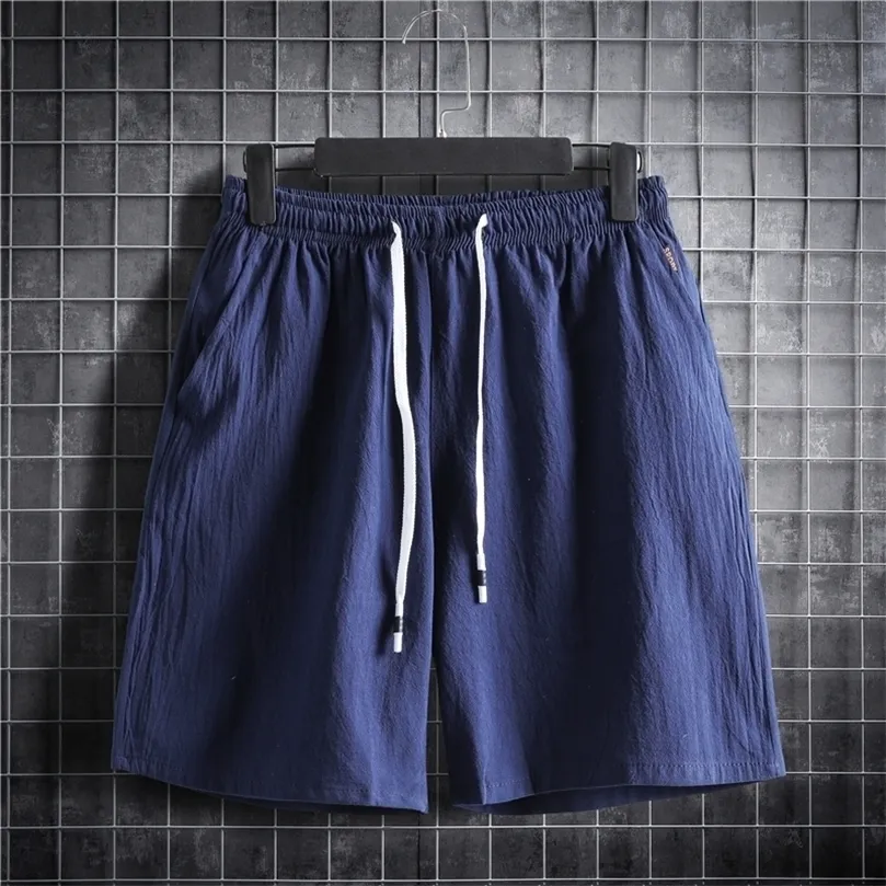 M5XL Plus Size Mens Shorts Elastic Waist With Drawstring Sportwear