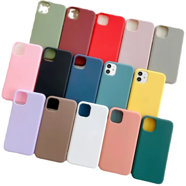 Custodie per cellulari di alta qualità per iPhone 13 11 12 Pro X XR XS Max 7 6 6S 8 Plus Cover morbida in silicone TPU originale antiurto di lusso