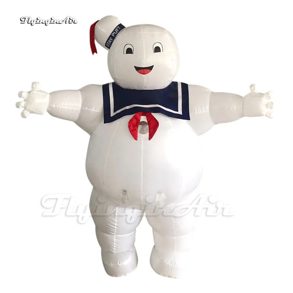 Wholesale Inflatable Stay Puft Marshmallow Man Costume For Halloween