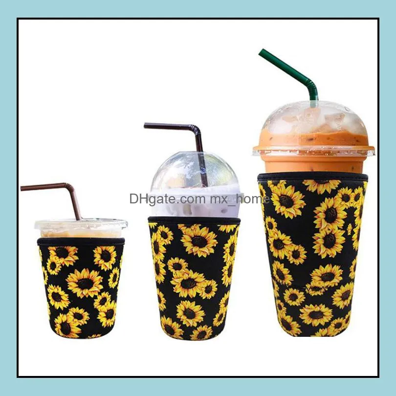 other drinkware iced coffee sleeve neoprene cold drinks beverages insulator 30oz 20oz 16oz printed cup holder reusable cups accessories